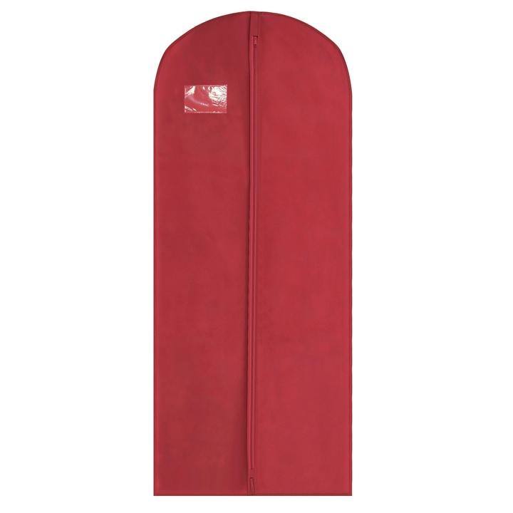 Husa de protectie haine Ama, 200 x 60 cm, burgundy