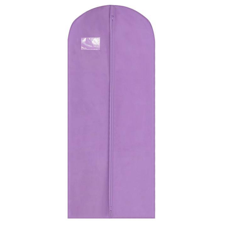 Husa de protectie haine Ama, 200 x 60 cm, liliac