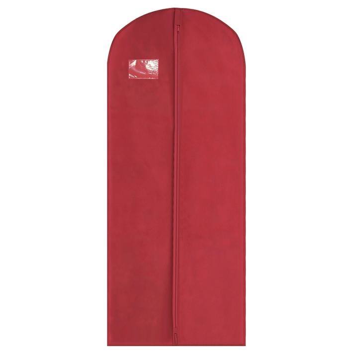 Husa de protectie haine Cosma, burgundy, 160 x 60 x15 cm burduf lateral