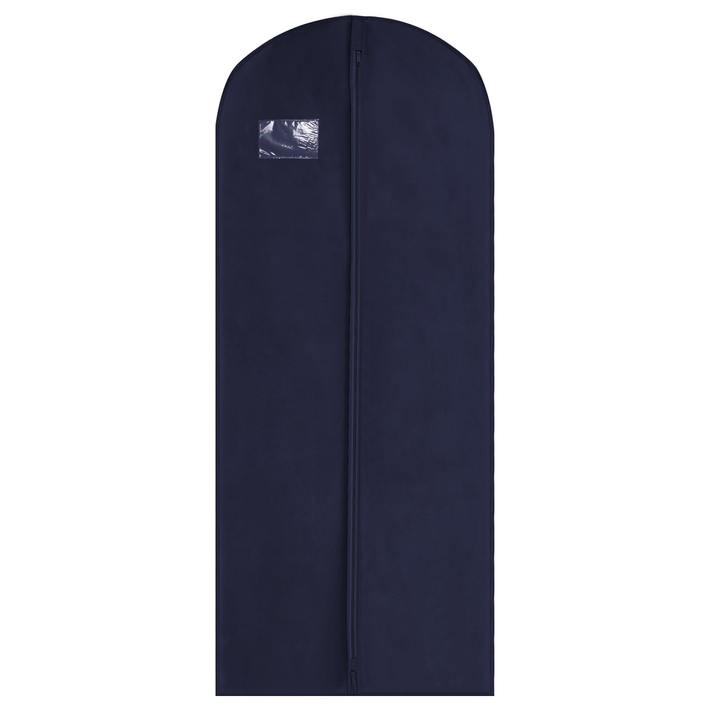 Husa de protectie haine Cosma, albastru, 160 x 60 x15 cm burduf lateral